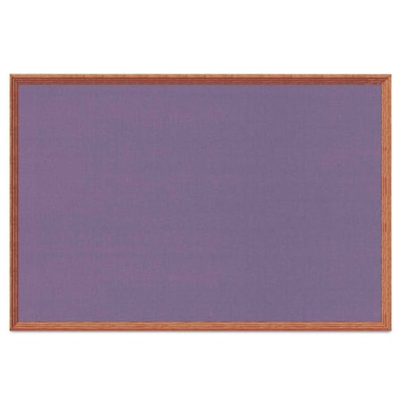 United Visual Products Decor Wood Combo Board, 48"x36", Walnut/White Porcelain & Burgundy UV703DEFAB-WALNUT-WHTPORC-DBURGU